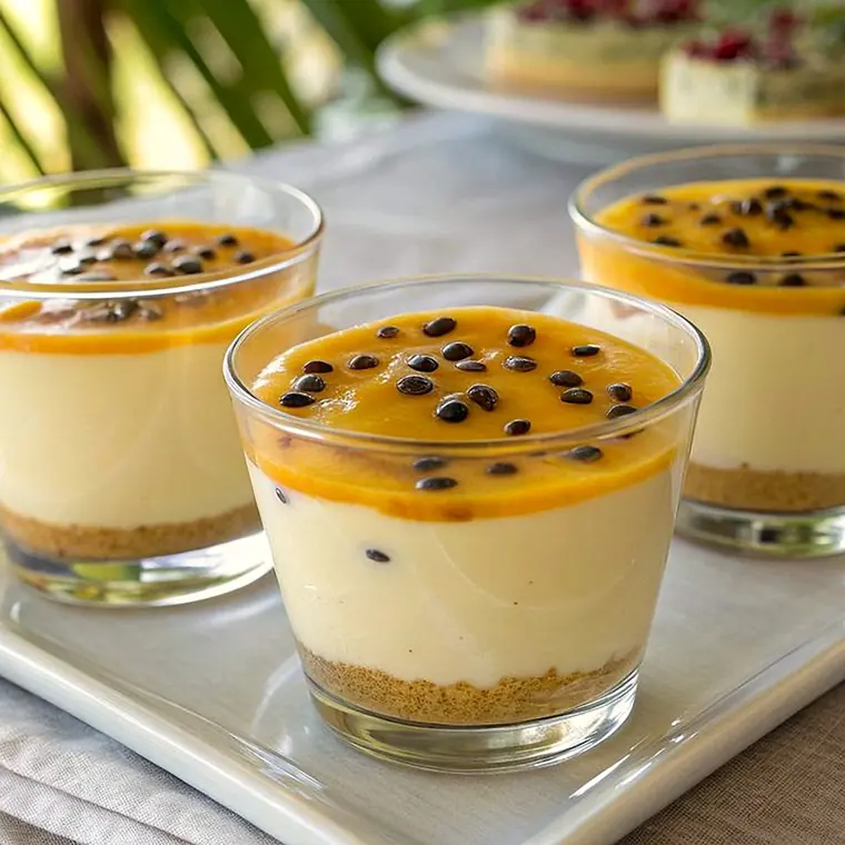 Mousse de Maracuyá en Vaso