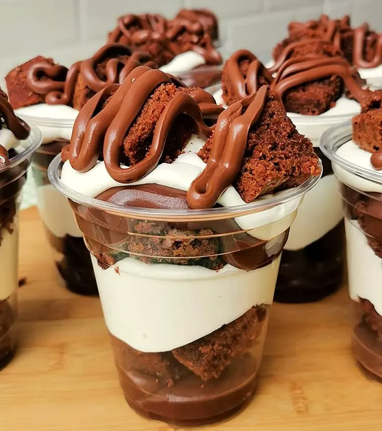 Brownie en Vaso