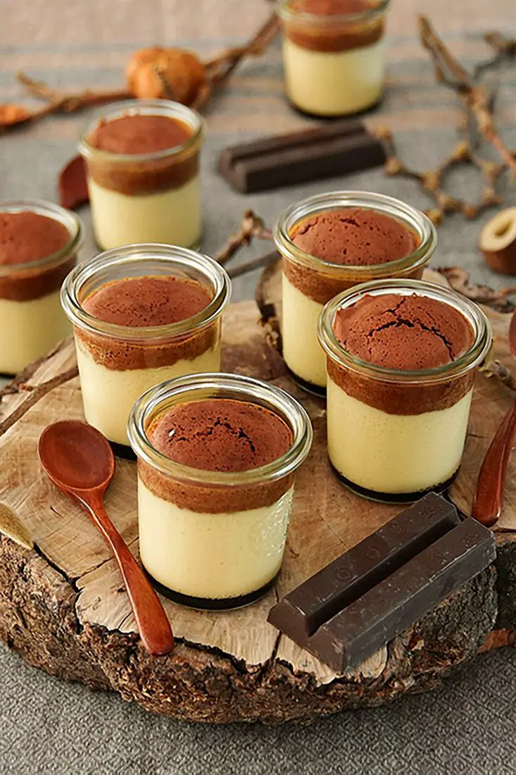Chocoflán en Vaso